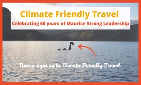"Nessie" loves Climate Friendly Travel