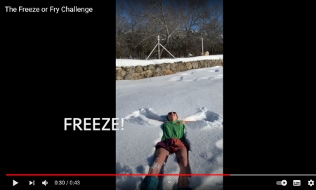 “Freeze or Fry” Challenge Highlights Need to ACT NOW on Climate Crisis